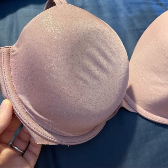 ✨Victoria’s Secret Lined Demi Bra - Pink Sparkle✨ - Picture 3 of 10